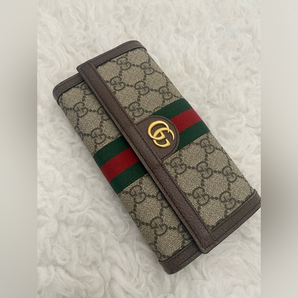 SOLD❌❌❌EUC GUCCI OPHIDIA GG CONTINENTAL WALLET - Picture 12 of 14